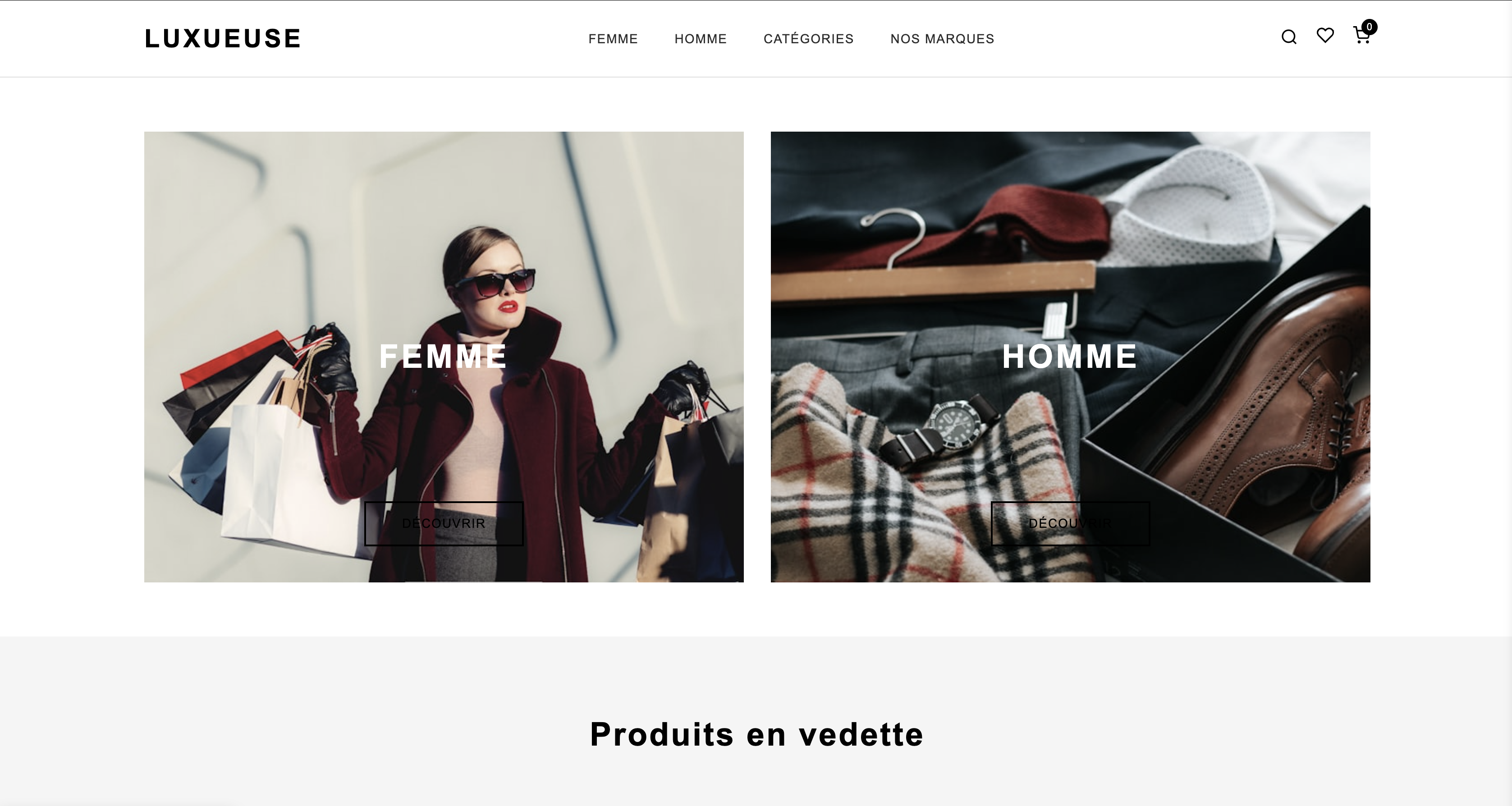 Luxueuse E-Commerce